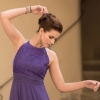 weise - Abendkleid aus Chiffon mit Spitze, bodenlang - 46-274-0-1ac82495