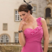 weise - Abendkleid aus Chiffon, bodenlang - 43-516-0-624e5b8d